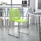 Flash Furniture Green Plastic Stack Chair RUT-498A-GN-GG - alternate 1